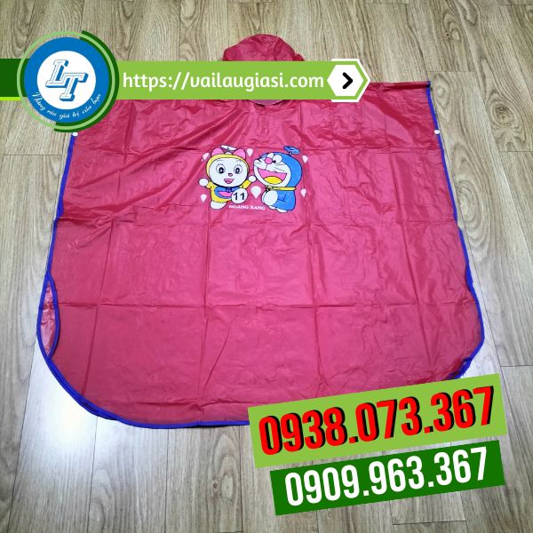 Áo mưa cánh dơi in hình Doremon Áo mưa cánh dơi in hình Doremon