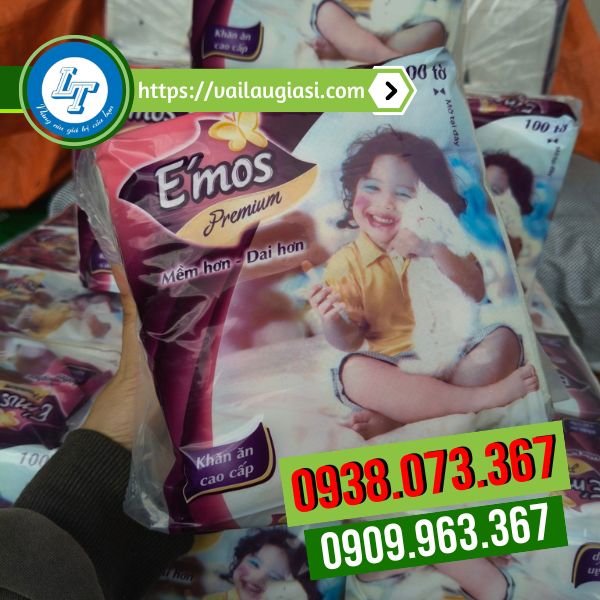 Mẫu mã khăn giấy Emos thương hiệu có từ lâu Mẫu mã khăn giấy Emos thương hiệu có từ lâu