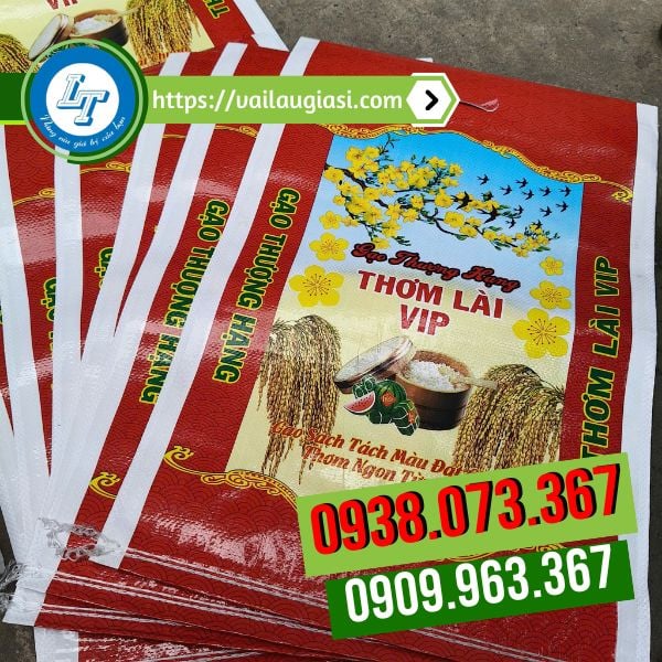 Bao tải gạo Thơm Lài Vip 10kg Bao tải gạo Thơm Lài Vip 10kg