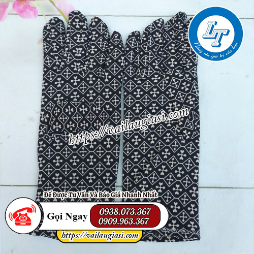Găng tay vải đi nắng Găng tay vải đi nắng