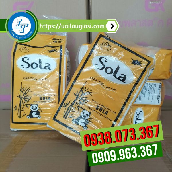 Bịch khăn giấy rút sola Bịch khăn giấy rút sola