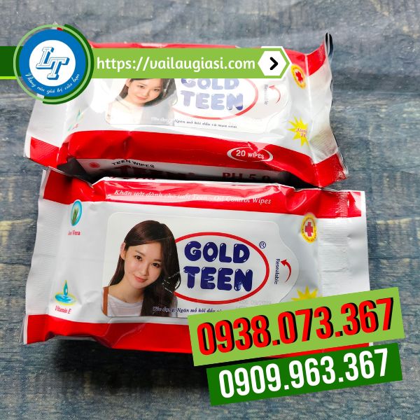 Mẫu mã khăn ướt Gold teen Mẫu mã khăn ướt Gold teen