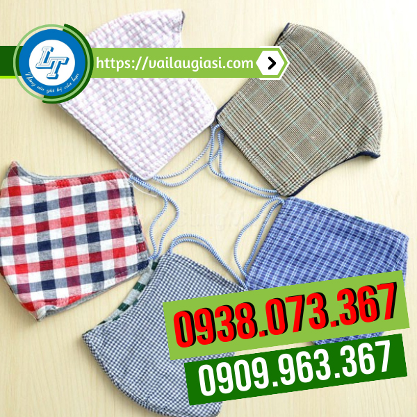 Khẩu trang vải mẫu mã đẹp mắt Khẩu trang vải mẫu mã đẹp mắt