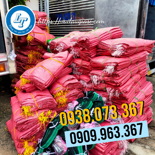 Sỉ bao tải dứa đỏ 80x120 Sỉ bao tải dứa đỏ 80x120