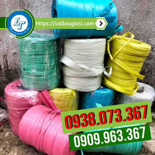 Sỉ dây nilon ống màu 700g, 1kg Sỉ dây nilon ống màu 700g, 1kg