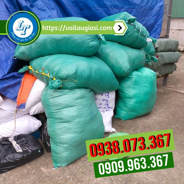 Giẻ trắng được đóng sẵn bao 50kg Giẻ trắng được đóng sẵn bao 50kg