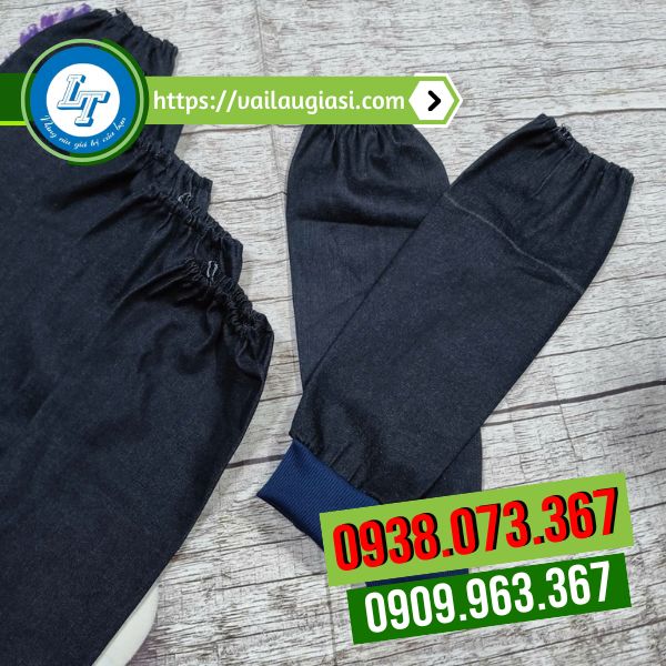 Ống tay vải jean Ống tay vải jean