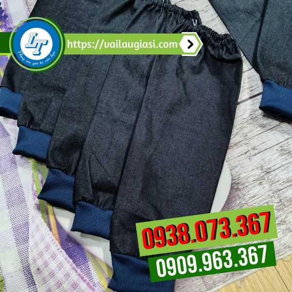 Ống tay vải jean sỉ giá rẻ tốt Ống tay vải jean sỉ giá rẻ tốt