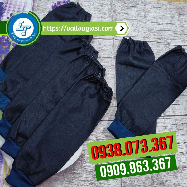 Ống tay vải jean sỉ rẻ Ống tay vải jean sỉ rẻ