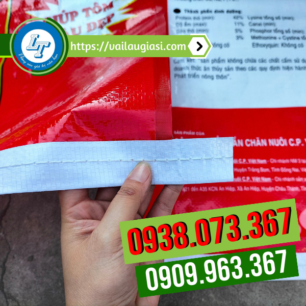 Phần đáy bao tải may chắc chắn Phần đáy bao tải may chắc chắn