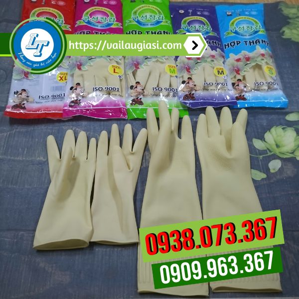 Quy cách găng tay cao su Hợp Thành Quy cách găng tay cao su Hợp Thành