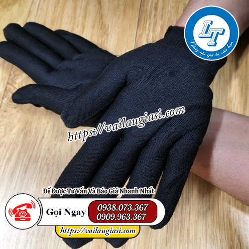 Găng tay vải thun mỏng Găng tay vải thun mỏng