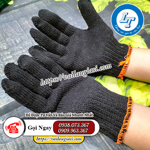 Găng tay len xám đen Găng tay len xám đen