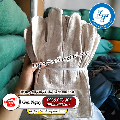 Găng tay vải bạt Găng tay vải bạt