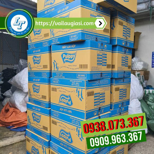 Sỉ số lượng khăn giấy lụa Pulppy Sỉ số lượng khăn giấy lụa Pulppy