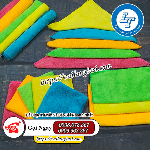 Sỉ giá rẻ khăn lau microfiber Sỉ giá rẻ khăn lau microfiber