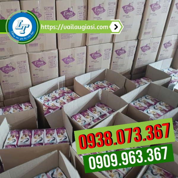 Sỉ số lượng khăn giấy vuông emos tại kho Sỉ số lượng khăn giấy vuông emos tại kho