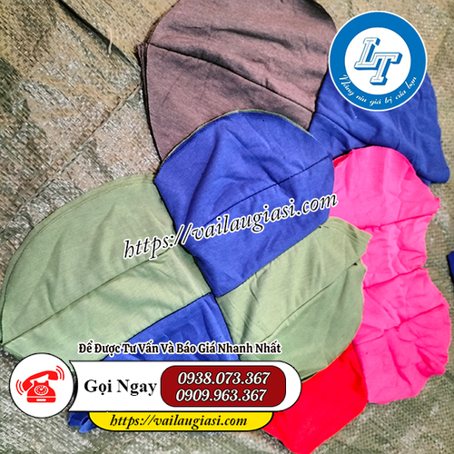 Tấm vải lau may nối 3 lớp nhiều màu Tấm vải lau may nối 3 lớp nhiều màu