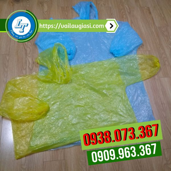 Áo mưa nilon màu trơn Áo mưa nilon màu trơn