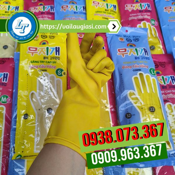 Găng tay cao su Đông Cầu Vồng Combi s, m, l Găng tay cao su Đông Cầu Vồng Combi s, m, l
