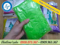 CHUYÊN SỈ ÁO MƯA NILON MÀU TRƠN ĐÓNG CÂY 50 CÁI