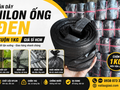 BÁN DÂY NILON ỐNG ĐEN CUỘN 1KG GIÁ SỈ HCM