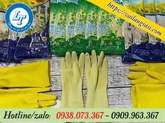 NHẬP SỈ GĂNG TAY CAO SU HƯỚNG DƯƠNG ĐỦ SIZE 6, 7, 8 GIÁ RẺ HCM