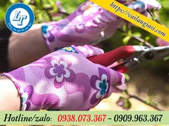 GĂNG TAY VẢI THUN MỎNG IN HOA SỈ RẺ HCM