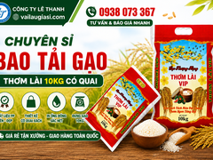 MUA SỈ VỎ BAO GẠO 10KG THƠM LÀI VIP Ở TPHCM