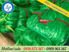 Nguồn Sỉ Dây Bẹ Nilon Xanh Lá Cột Hàng Giá Rẻ