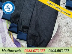 ỐNG TAY VẢI JEAN BẢO HỘ LAO ĐỘNG GIÁ RẺ