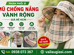 PHÂN PHỐI SỈ MŨ CHỐNG NẮNG VÀNH RỘNG GIÁ RẺ HCM