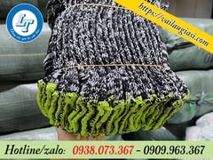 Sỉ Găng Tay Len Muối Tiêu 80g Viền Xanh Bảo Hộ Công Trình Giá Tận Xưởng