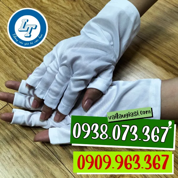 GĂNG TAY VẢI THUN CẮT NGÓN