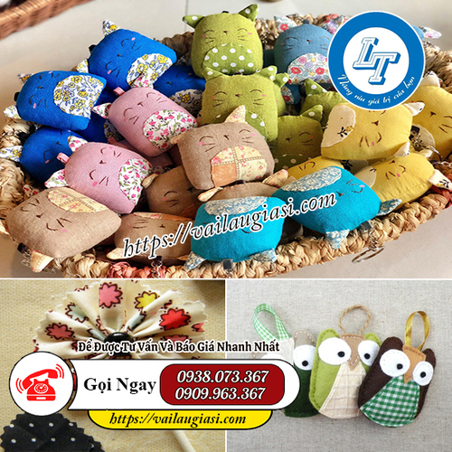 Ứng dụng vải vụn làm đồ handmade Ứng dụng vải vụn làm đồ handmade