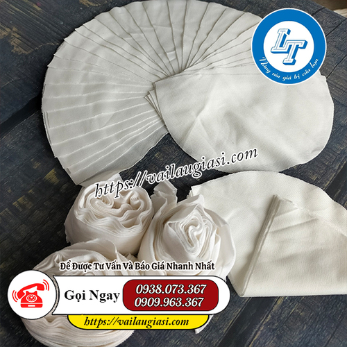 Vải lau công nghiệp màu trắng Vải lau công nghiệp màu trắng