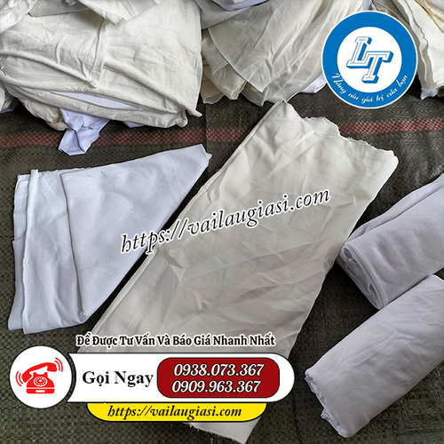 Vải lau cotton trắng giúp lau chùi máy móc được sạch sẽ hơn Vải lau cotton trắng giúp lau chùi máy móc được sạch sẽ hơn