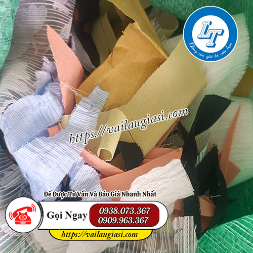 Vải vụn dồn bao cát đủ màu Vải vụn dồn bao cát đủ màu