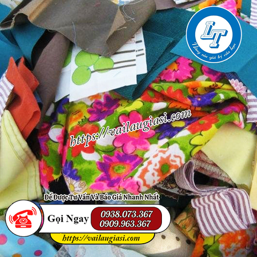 Vải vụn từ nhiều chất liệu Vải vụn từ nhiều chất liệu