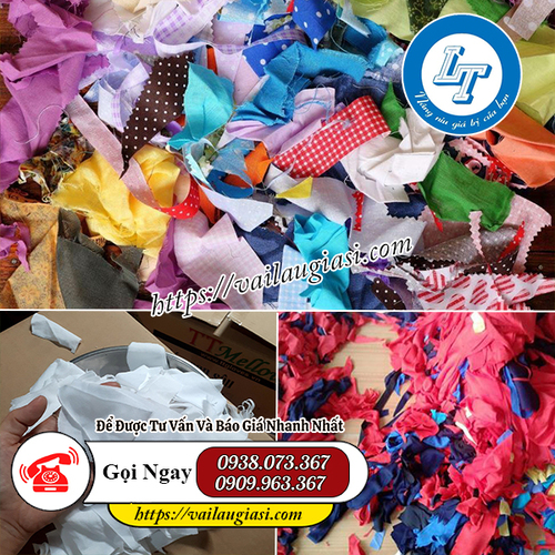 Vải vụn nhồi bao cát giá sỉ rẻ