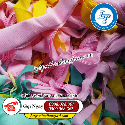 Vải vụn dồn bao cát được làm từ thun cotton Vải vụn dồn bao cát được làm từ thun cotton