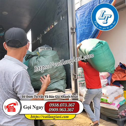 Vận chuyển vải lau bằng xe tải Vận chuyển vải lau bằng xe tải