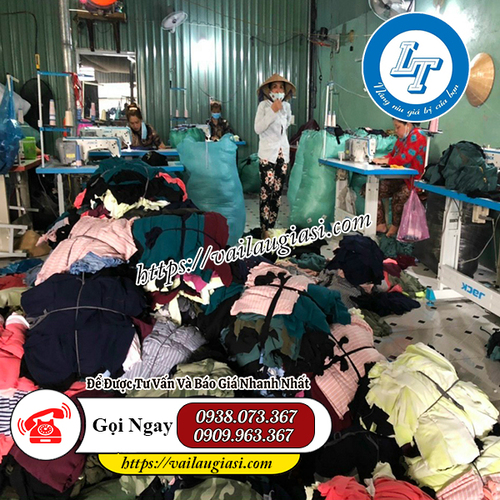 Xưởng sản xuất giẻ lau máy công nghiệp Xưởng sản xuất giẻ lau máy công nghiệp