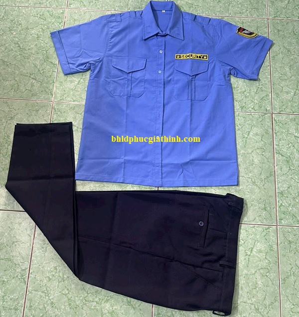 Quần áo đồng phục bảo vệ áo ngắn tay