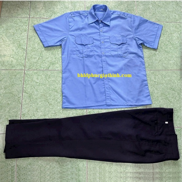 Quần áo đồng phục bảo vệ áo ngắn tay