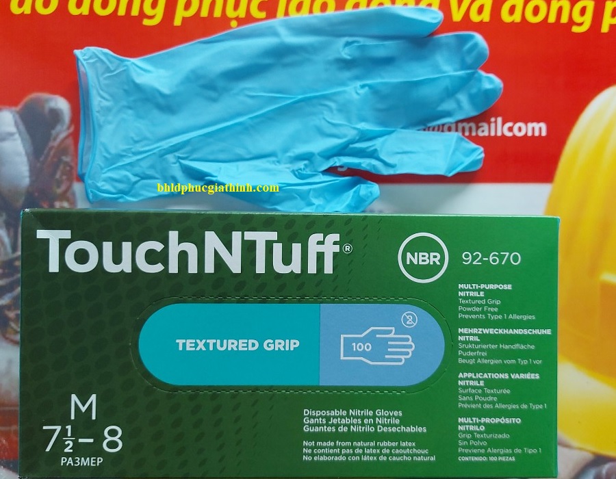 Guantes desechables TouchNTuff® 92-670