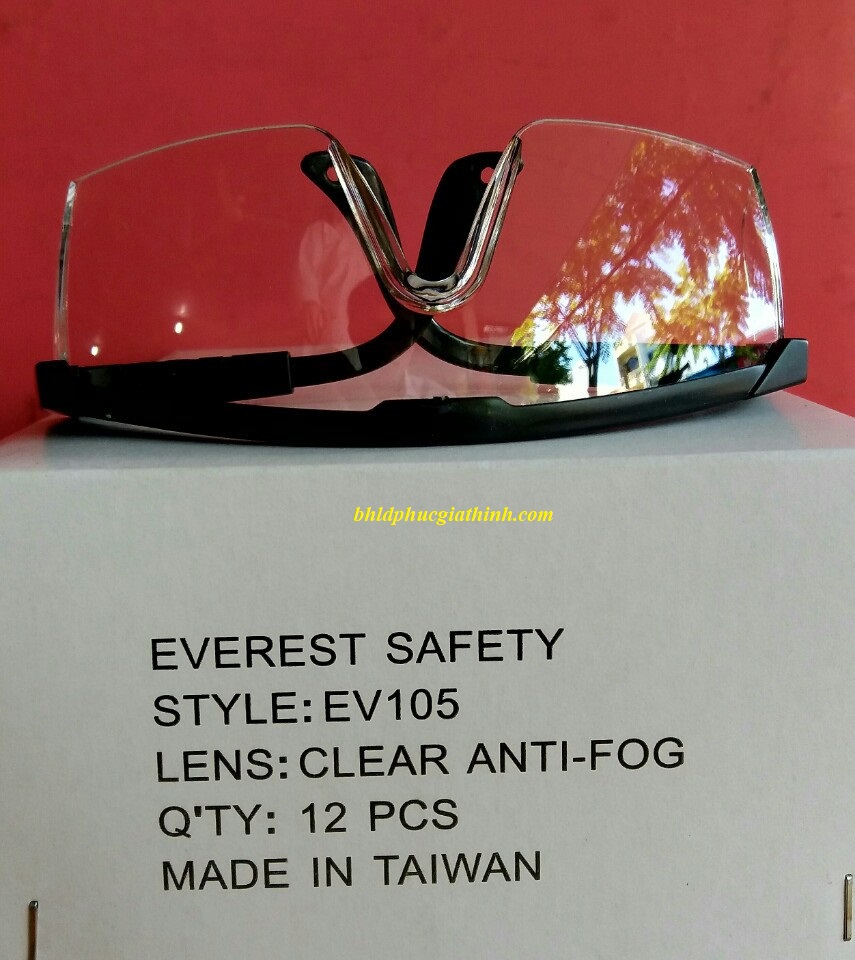 KÍNH BẢO HỘ EVEREST EV 105B TRẮNG - ĐEN