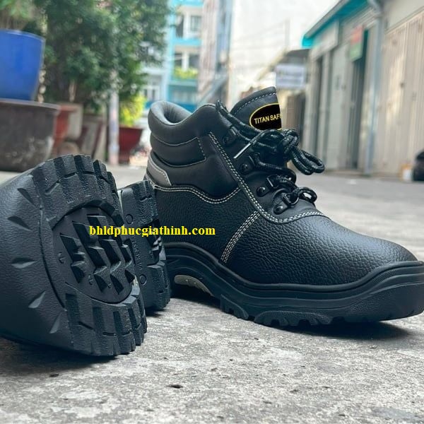 Giày bảo hộ cao cổ đế chịu nhiệt 300 độ Titan Safety Cronus Mid