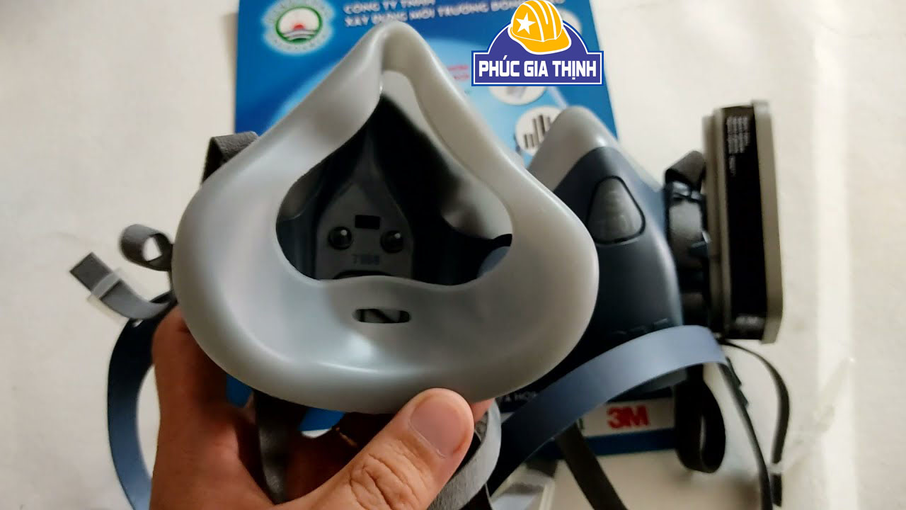 Mặt nạ phòng độc 3M 7501 chính hãng sử dụng 2 Phin lọc