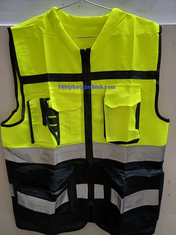 Áo bảo hộ ghi lê phản quang cao cấp dành cho kỹ sư